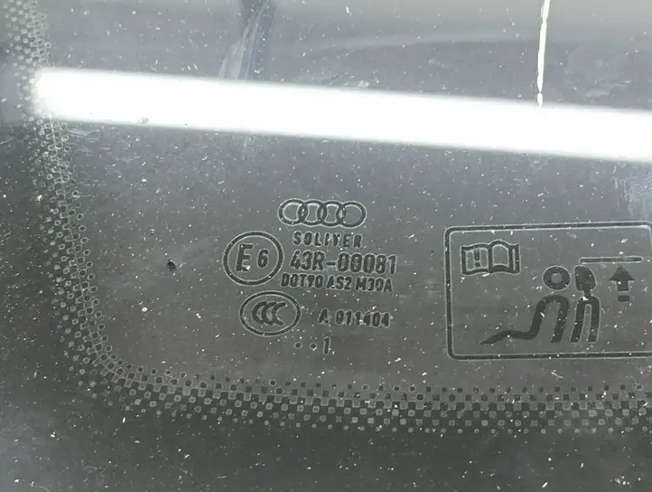 Audi A7 S7 4G (2010 - 2014) 43R0081 Заднее боковое стекло — фото 5