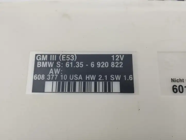 BMW X5 E53 (1999 - 2006) 6920822 Модуль комфорта — фото 4