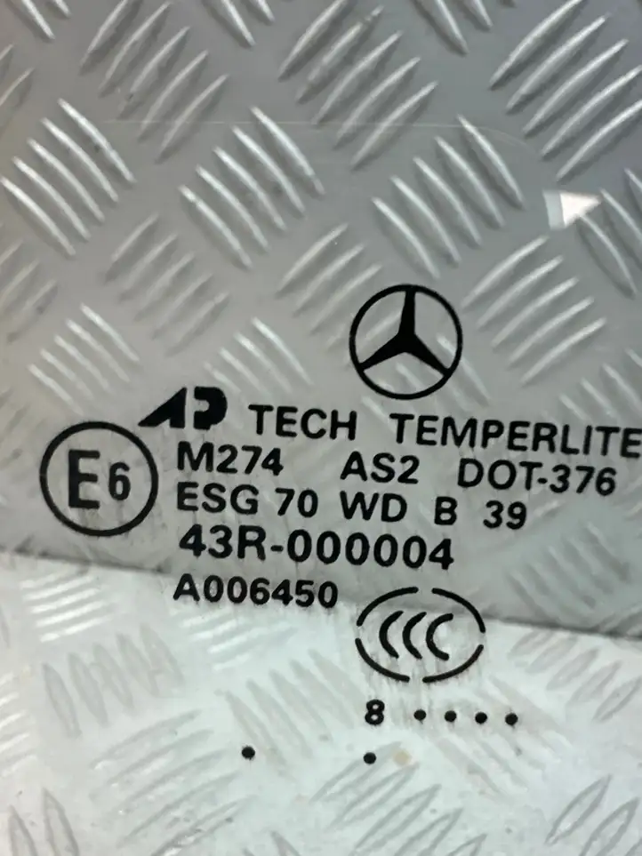 Mercedes-Benz ML W164 (2005 - 2011) 43R000004 Стекло передней двери — фото 2