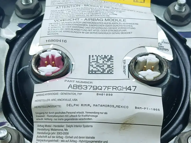 Saab 9-7X (2005 - 2009) 16869416 Подушка безопасности руля — фото 6