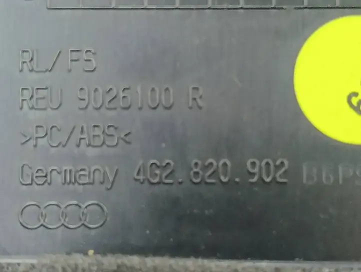 Audi A7 S7 4G (2010 - 2014) 4G2820902 Отделка внутренней панели салона — фото 8