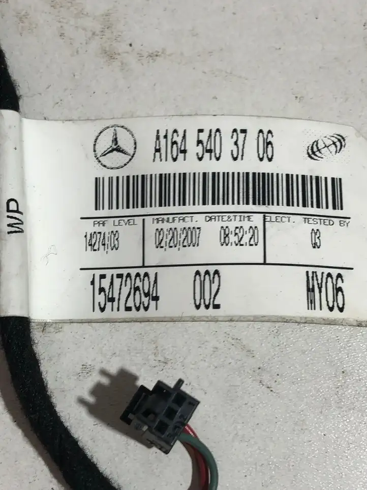 Mercedes-Benz GL X164 (2006 - 2012) A1645403706 Проводка панели приборов — фото 3