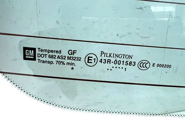 Opel Meriva B (2010 - 2014) DOT682ASM3232 Заднее стекло — фото 6
