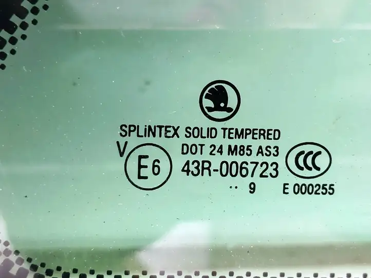 Skoda Octavia Mk2 (1Z) (2004 - 2013) 1Z9845298 Заднее боковое стекло — фото 5