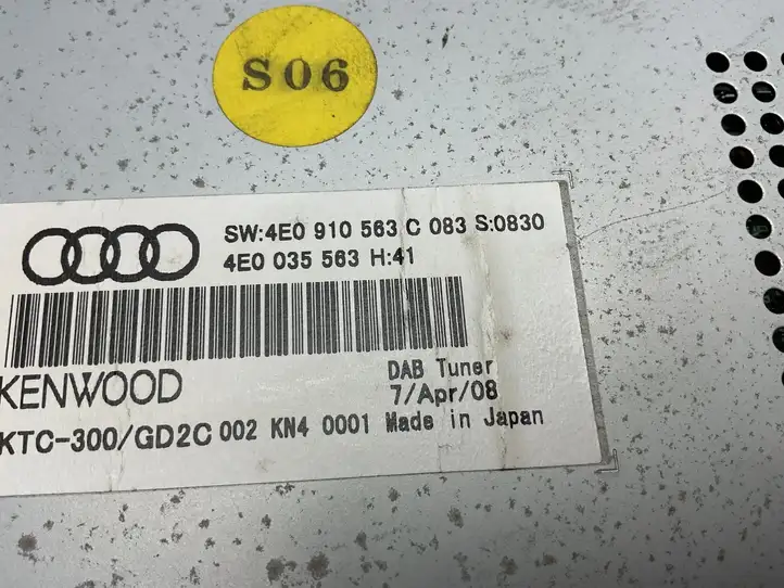 Audi A6 S6 C6 4F (2004 - 2008) 4E0910563C Усилитель антенны — фото 4