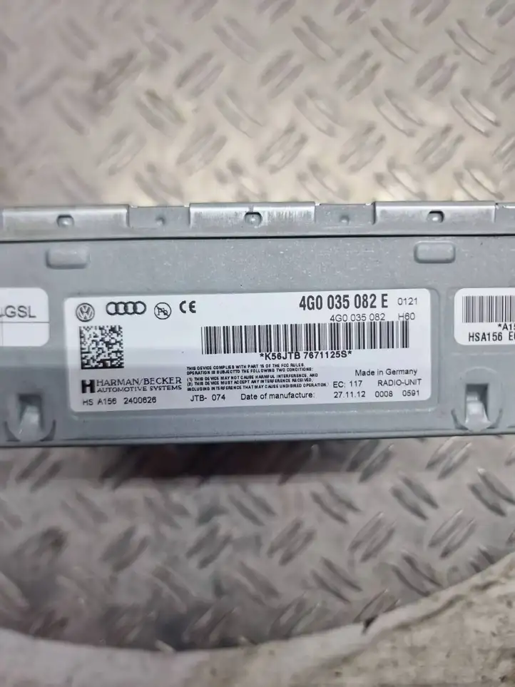 Audi A6 C7 (2011 - 2014) 4G0035082E Магнитола / мультимедийная система — фото 3