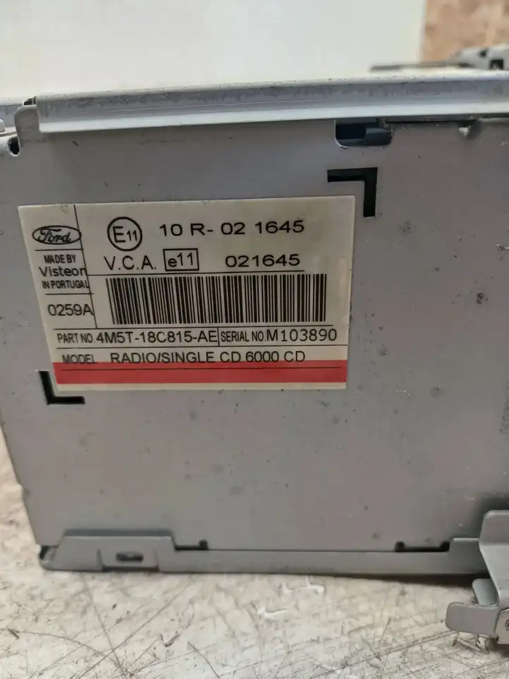 Ford Focus C-MAX (2003 - 2010) 4M5T18C815AE Магнитола / мультимедийная система — фото 9