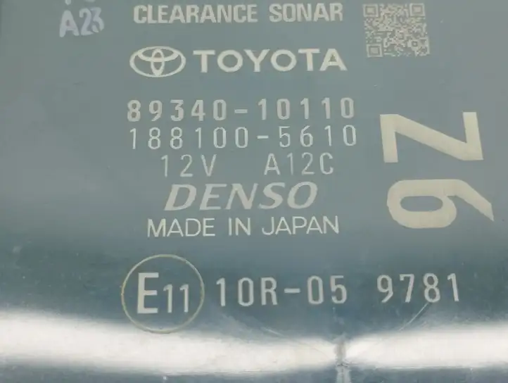 Toyota C-HR I (2016 - 2022) 8934010110 Радар контроля слепых зон — фото 2