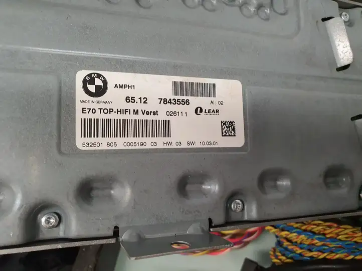BMW X5M E70 (2010 - 2013) 7843556 Комплект аудиосистемы — фото 8
