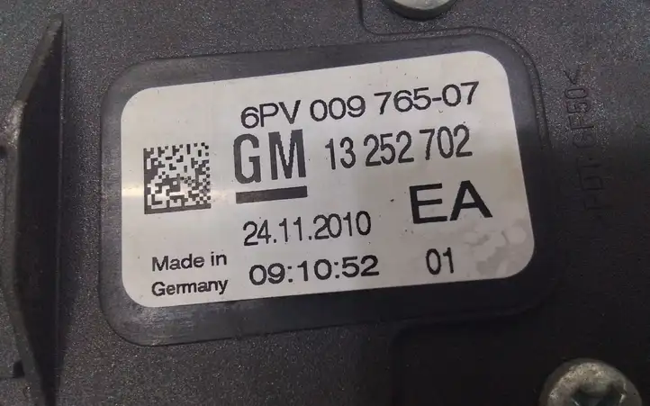 Opel Astra J (2009 - 2012) 6PV00976507 Педаль акселератора — фото 2
