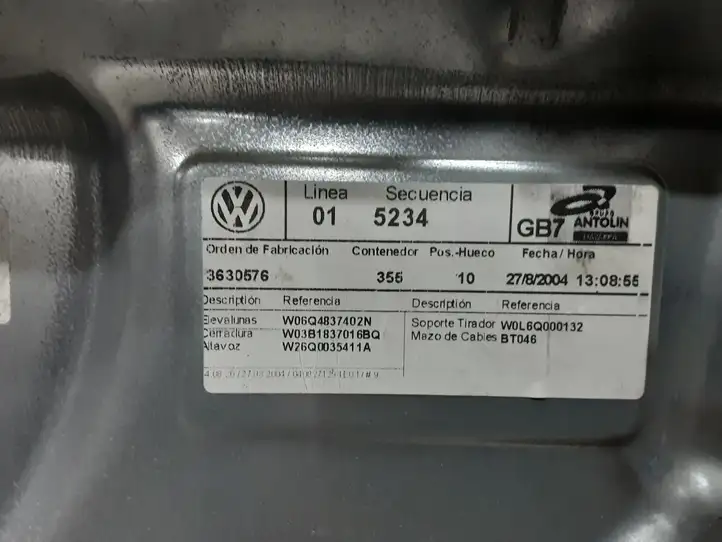 Volkswagen Polo (2005 - 2009) 6Q4837402N Электростеклоподъемник передний (комплект) — фото 4