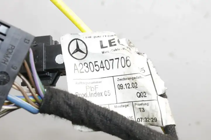 Mercedes-Benz SL R230 (2001 - 2012) A2305407706 Прочая электропроводка — фото 9