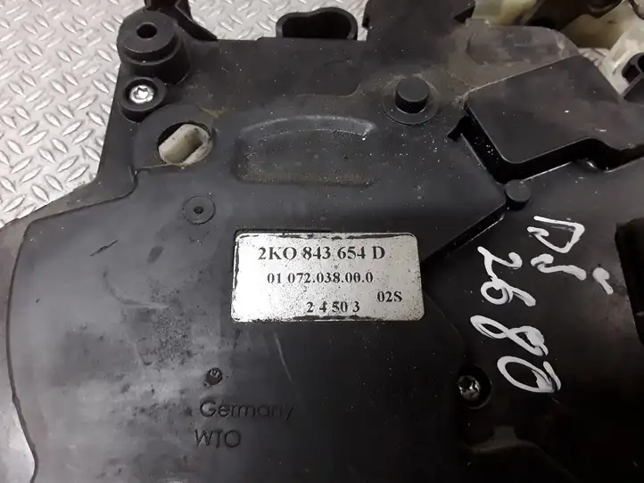 Volkswagen Caddy (2004 - 2010) 2K0843654D Замок раздвижной двери — фото 2