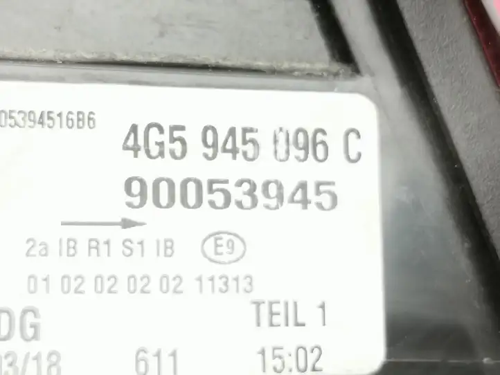 Audi A6 C7 (2014 - 2018) 4G5945094C Задний фонарь в кузове — фото 18