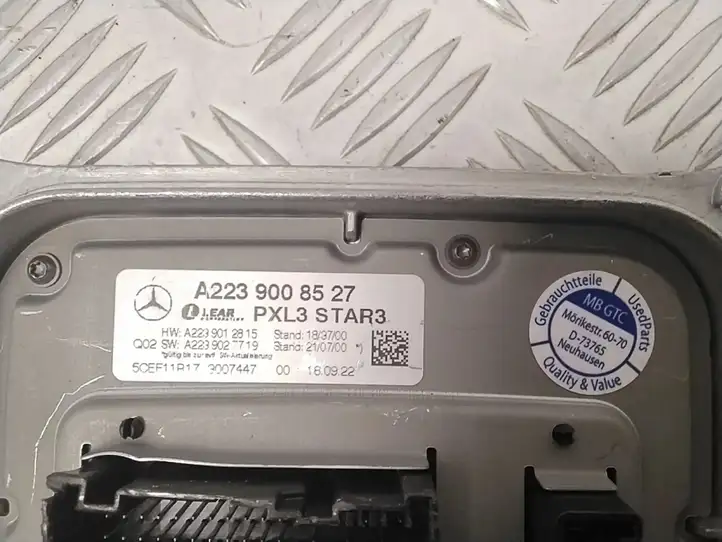 Mercedes-Benz S W223 (2020 - ) A2239008527 Блок розжига ксенона — фото 3