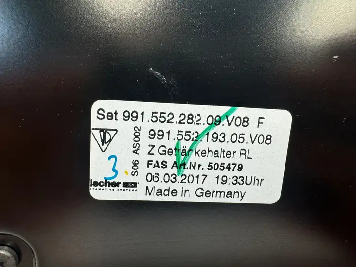 Porsche 911 991 (2011 - 2019) 99155228209 Передний подстаканник — фото 8