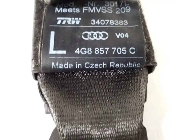 Audi A6 C7 (2011 - 2014) 4G8857705C Передний ремень безопасности — фото 3