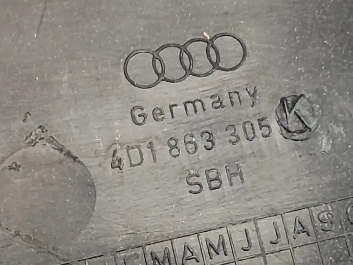 Audi A8 S8 D2 4D (1999 - 2002) 4D1863305K Другая деталь консоли (туннеля) — фото 4