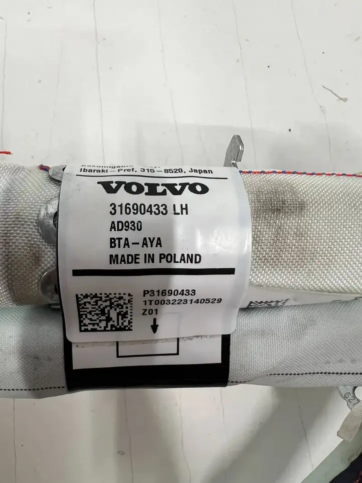 Volvo S90, V90 (2016 - 2020) 31690434 Боковая подушка безопасности шторка — фото 3