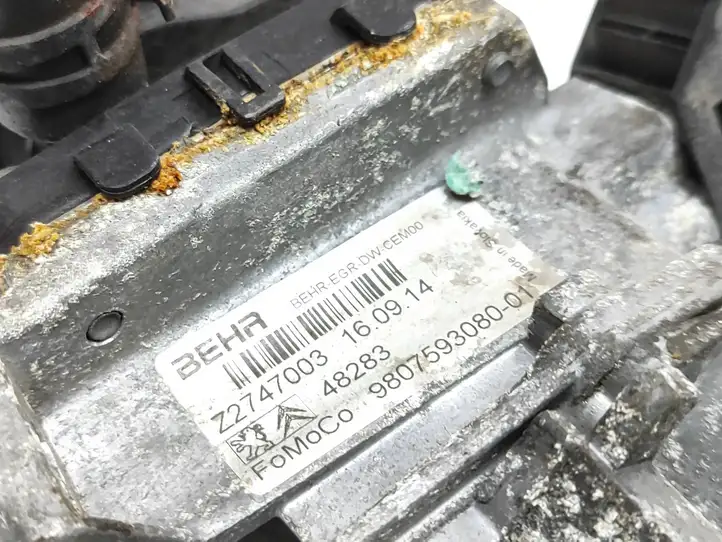 Citroen C4 Grand Picasso (2013 - 2016) 9807593080 Охладитель клапана EGR — фото 4