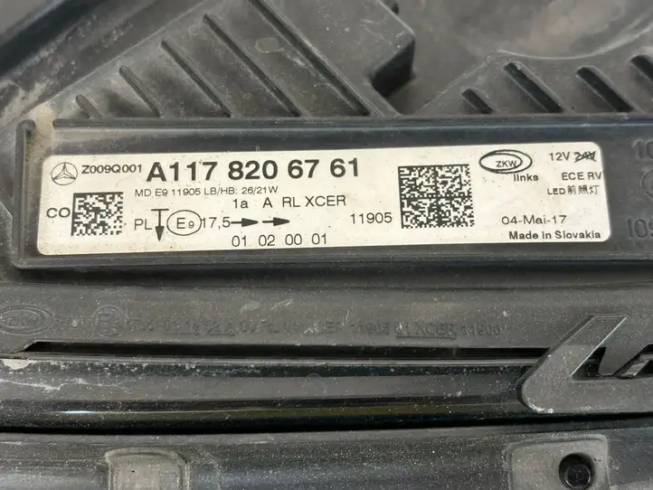 Mercedes-Benz CLA C117,X117,W117 (2013 - 2019) A1178206761 Передняя фара — фото 7