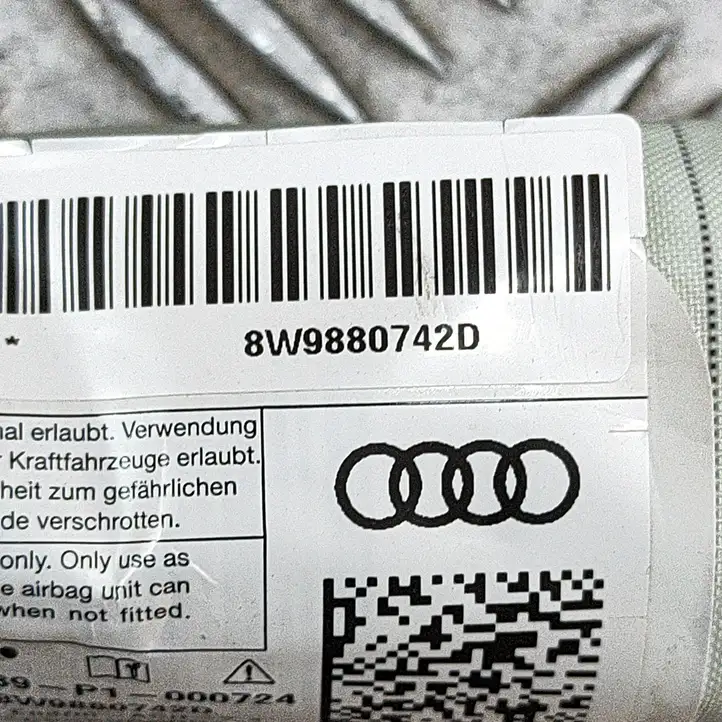 Audi A4 S4 B9 (2015 - 2019) 8W9880742D Боковая подушка безопасности шторка — фото 6