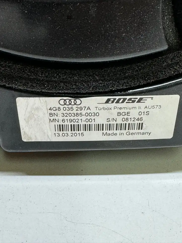 Audi A7 S7 4G (2014 - 2018) 4G8035297A Динамики передних дверей — фото 6