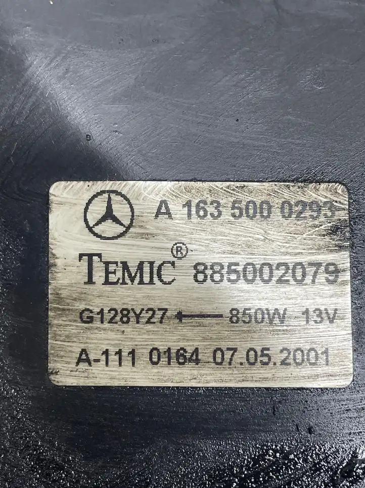 Mercedes-Benz ML W163 (1997 - 2005) A1635000293 Электровентилятор радиатора — фото 5
