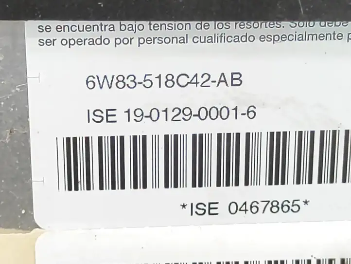 Volvo C70 (2005 - 2009) 6W83518C42AB Система защиты от опрокидывания — фото 5