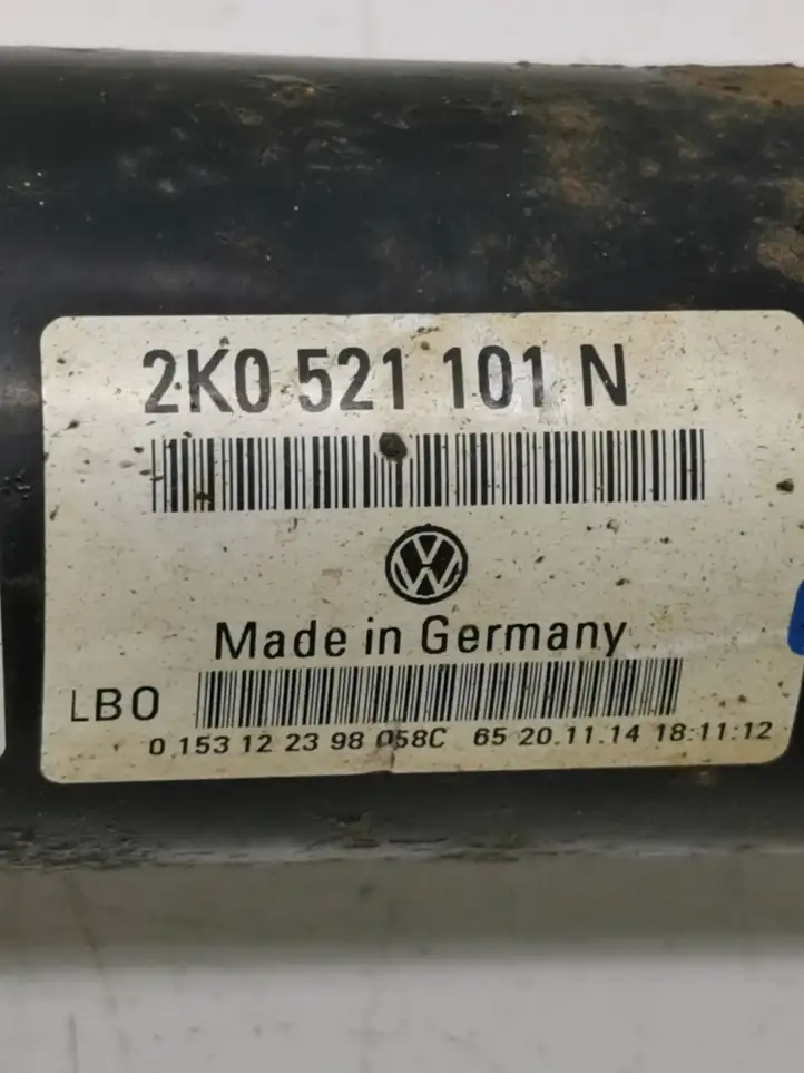 Volkswagen Caddy (2010 - 2015) 2K0521101N Карданный вал в сборе — фото 7
