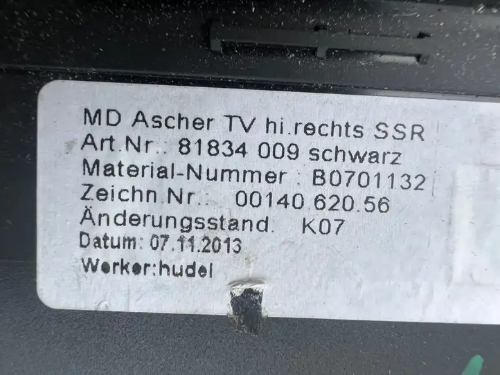 BMW 7 F01 (2008 - 2016) 0014062046 Дверная пепельница — фото 3