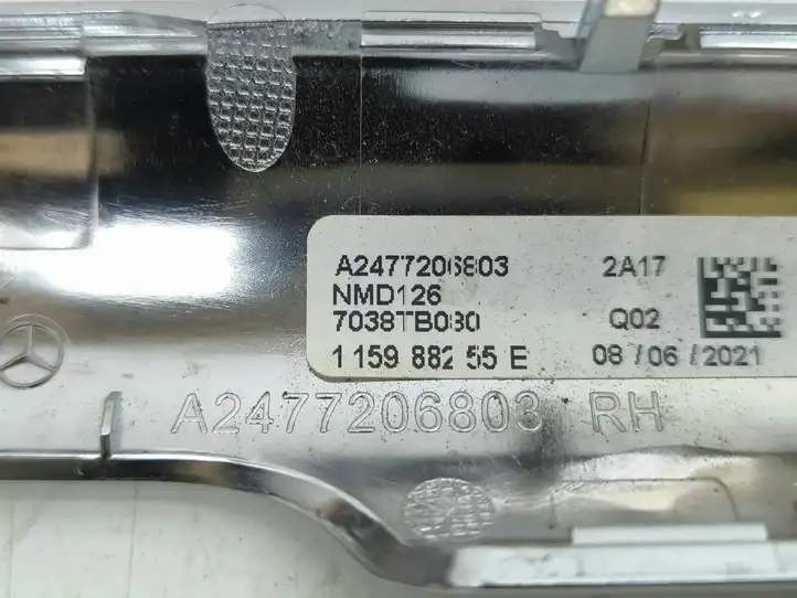Mercedes-Benz EQA (2021 - ) A2477206803 Ручка закрывания двери — фото 8