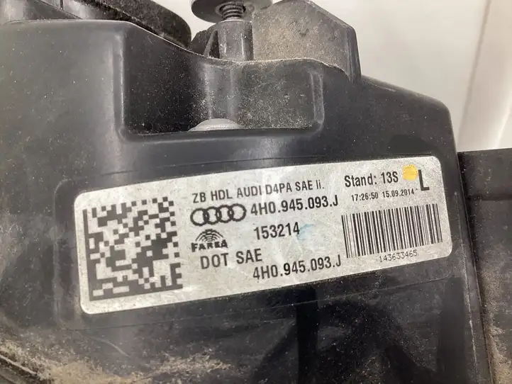 Audi A8 S8 D4 4H (2013 - 2017) 4H0945096J Задний фонарь в кузове — фото 3