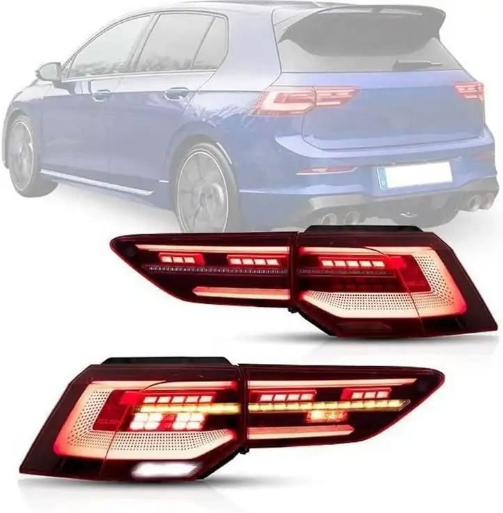 Volkswagen Golf VIII (2019 - ) Задний фонарь в крышке багажника — фото 14