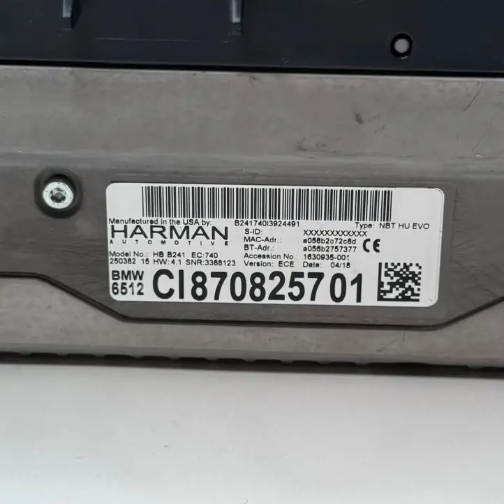 BMW 3 F30 F35 F31 (2012 - 2018) 8708257 Навигационный привод CD/DVD — фото 6