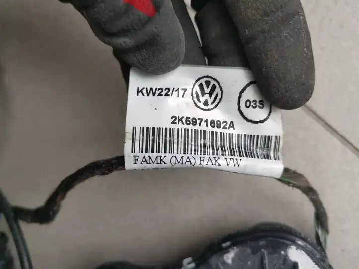 Volkswagen Caddy (2010 - 2015) 2K5843654 Замок раздвижной двери — фото 11