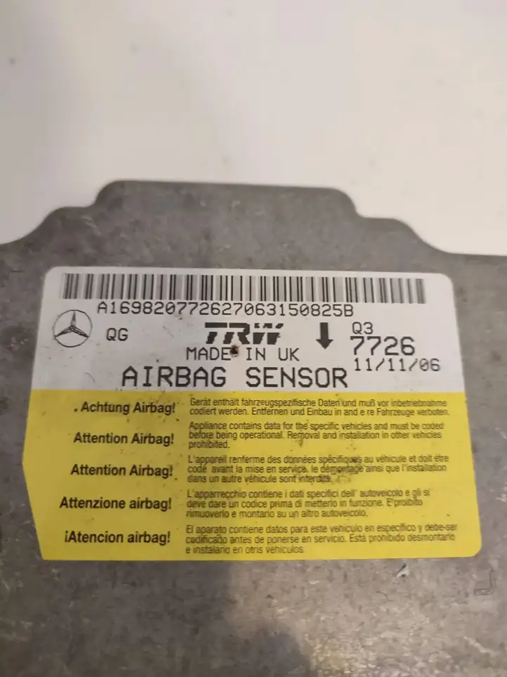 Mercedes-Benz B-class W245 (2005 - 2008) A16982007262 Заглушка airbag — фото 4