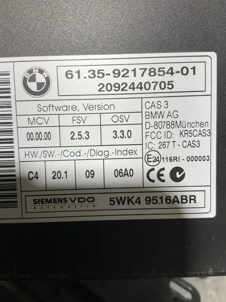BMW 5 E60 E61 (2004 - 2010) 9134707 Блок бесключевого доступа — фото 17