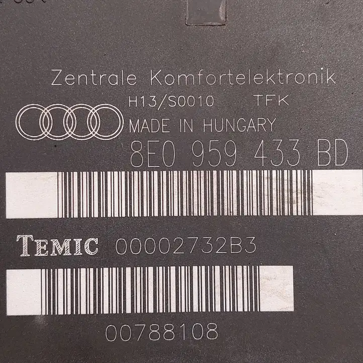 Audi A4 S4 B6 8E 8H (2000 - 2006) 8E0959433BD Модуль комфорта — фото 4