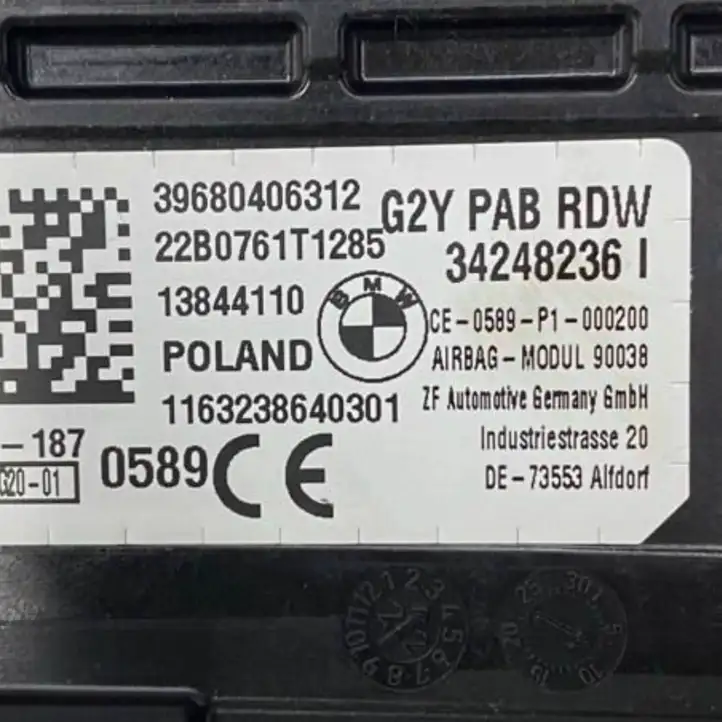 BMW i4 (2021 - ) 34248236 Подушка безопасности пассажира — фото 5