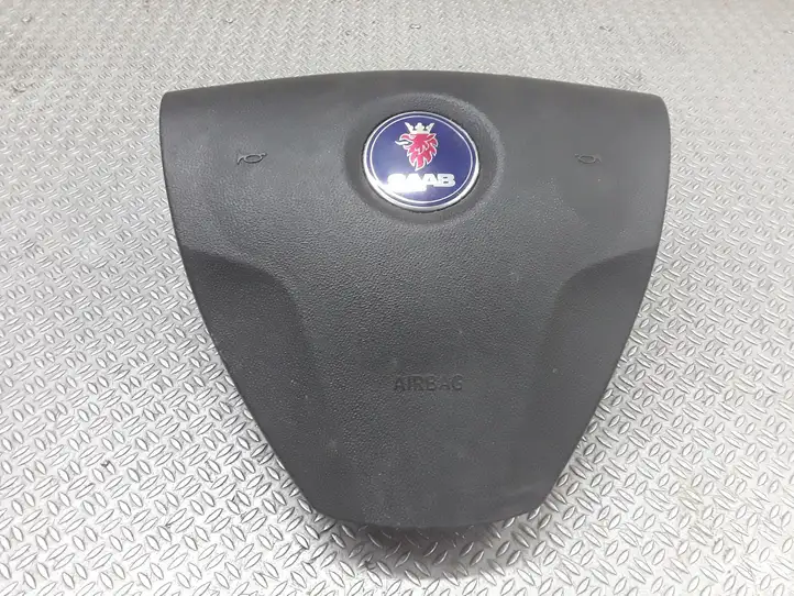 Saab 9-3 Ver2 (2008 - 2016) 12757622 Подушка безопасности руля — фото 1