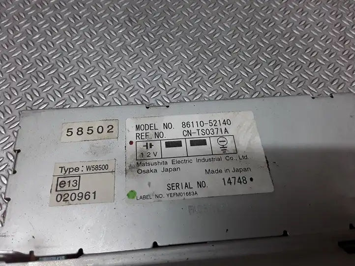 Toyota Yaris (2005 - 2009) 8611052140 Магнитола / мультимедийная система — фото 2