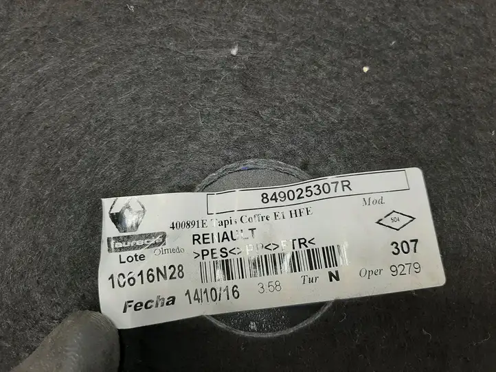 Renault Kadjar (2015 - 2018) 849025307R Пол багажника — фото 3