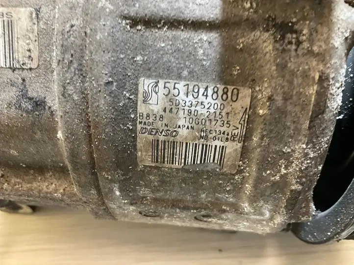 Fiat Stilo (2001 - 2010) 55194880 Компрессор (насос) кондиционера воздуха — фото 2