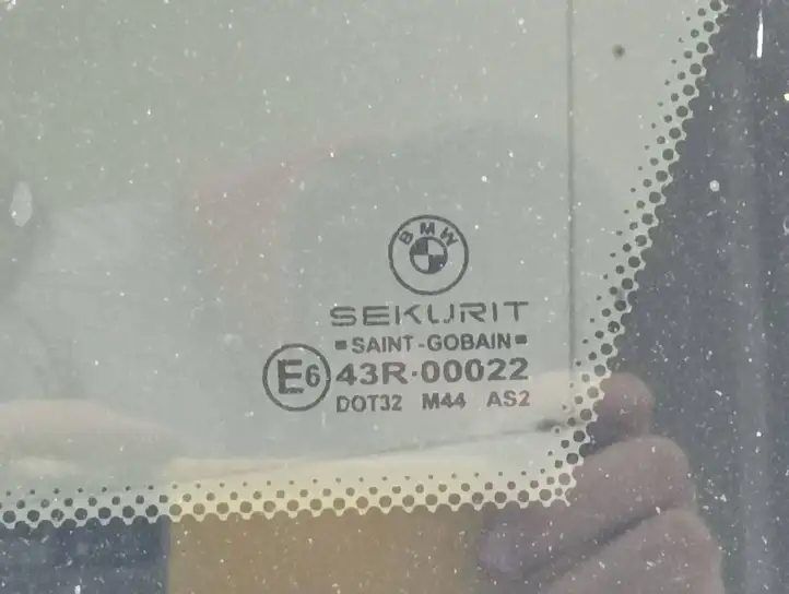 BMW X5 E53 (1999 - 2006) 43R00022 Заднее боковое стекло — фото 5
