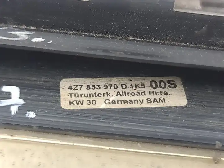 Audi A6 Allroad C5 (2000 - 2006) 4Z7853970D Молдинги задней двери — фото 14