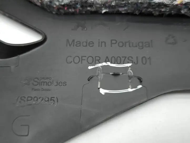 Peugeot 2008 II (2019 - ) 98255679ZD Верхняя обшивка стойки D — фото 10