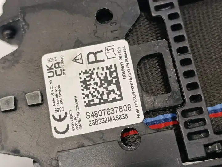 BMW M3 G80 (2020 - ) S5807638206 Комплект ремней безопасности — фото 6