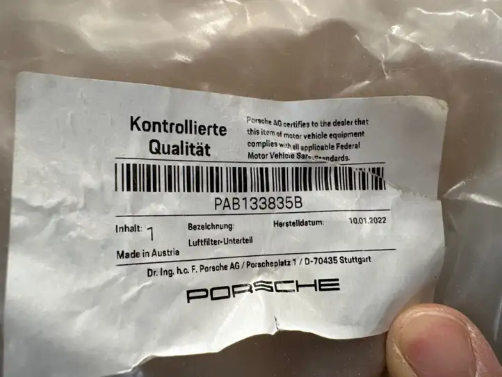 Porsche Cayenne (9Y0 9Y3) (2018 - ) PAB133835B Корпус воздушного фильтра — фото 6