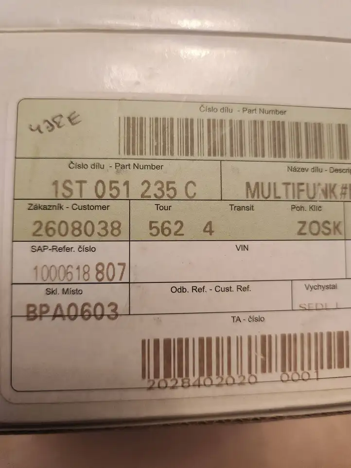Skoda Citigo (2011 - 2017) 1ST051235C Кронштейн GPS-навигатора — фото 2